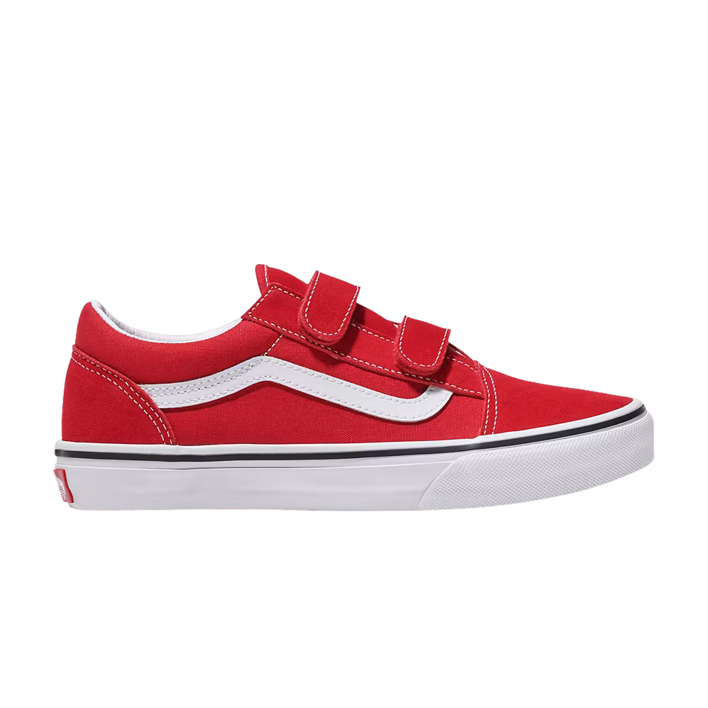 Vans Old Skool V Kids Racing Red
