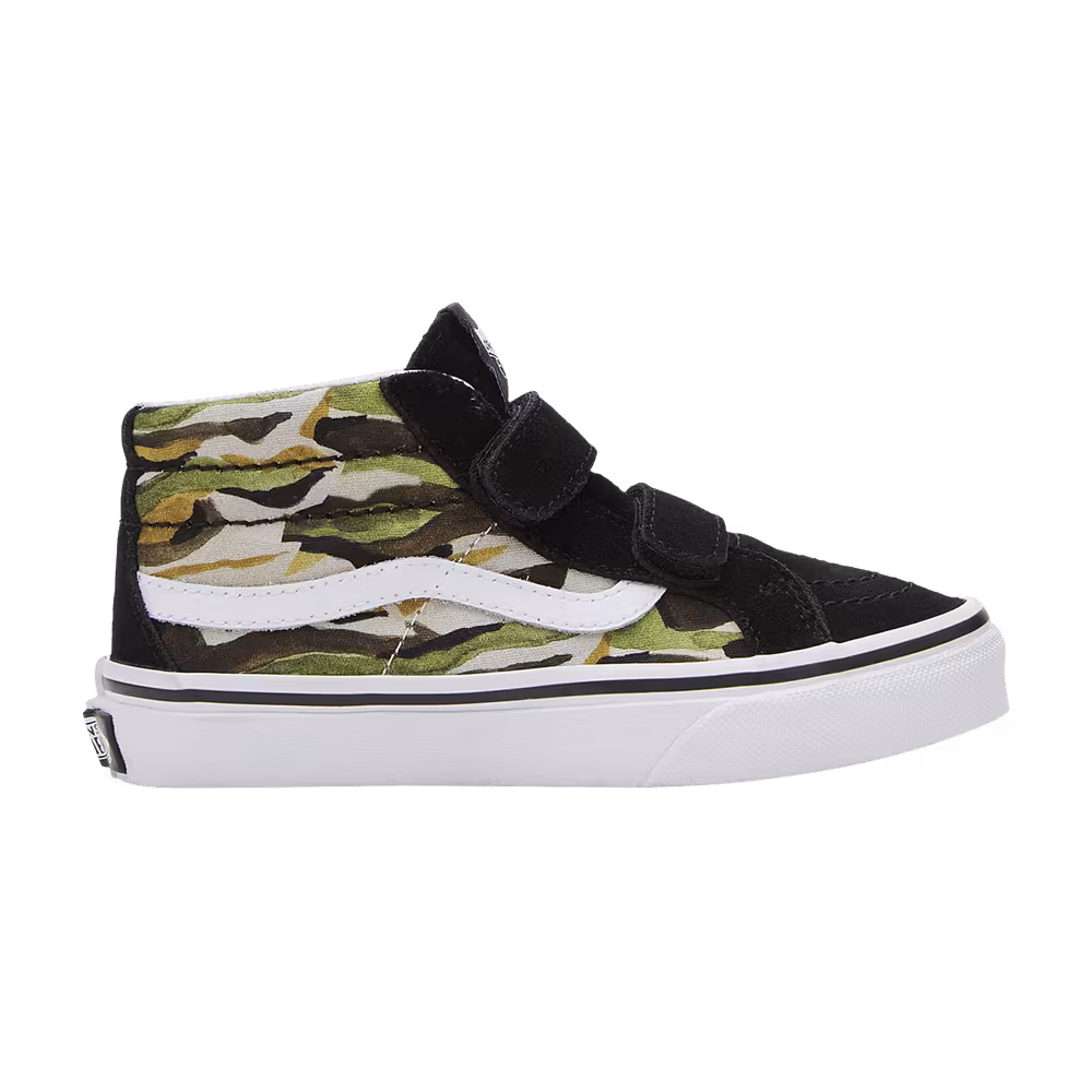 Vans Sk8-Mid Reissue V Kids Painted Camo Green