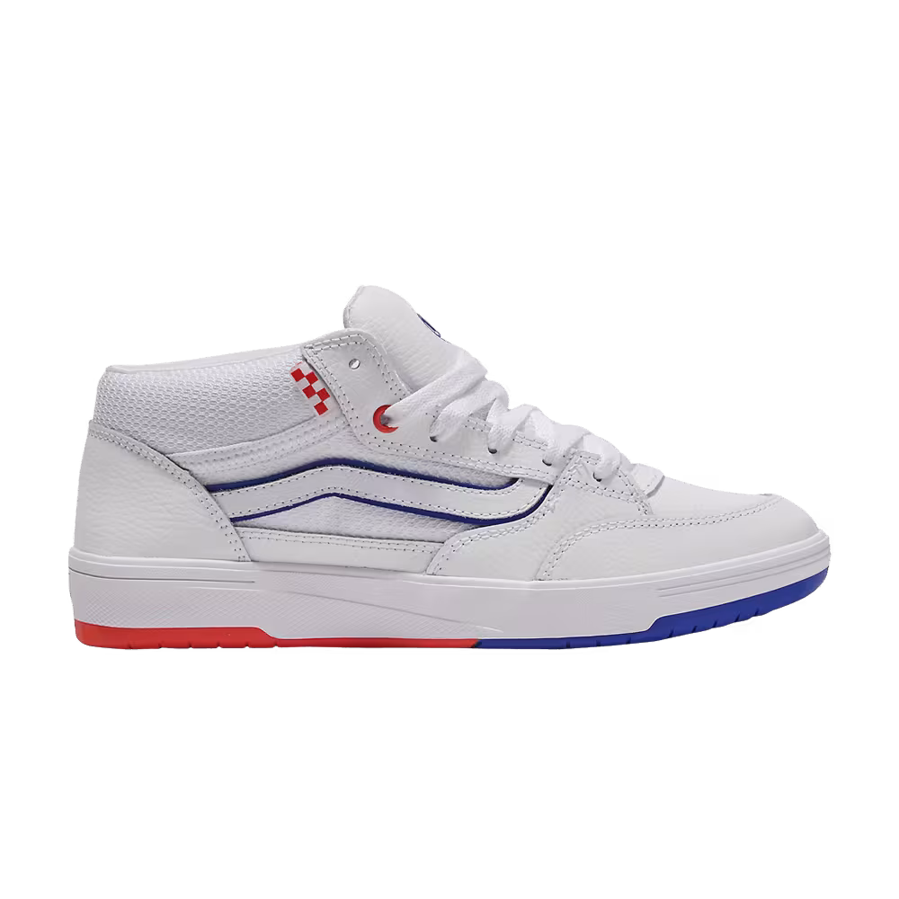 Vans Skate Zahba Mid Athletic White Blue Red