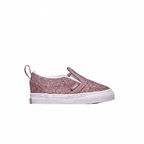Vans Classic Slip-On V Toddler 'Rose Gold Glitter'