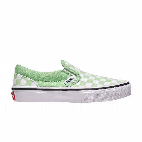 Vans Classic Slip-On Kids 'Checkerboard - Pistachio Green'