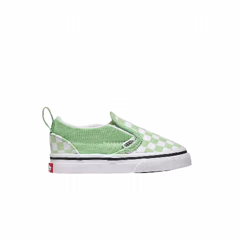Vans Classic Slip-On V Toddler 'Checkerboard - Pistachio Green'