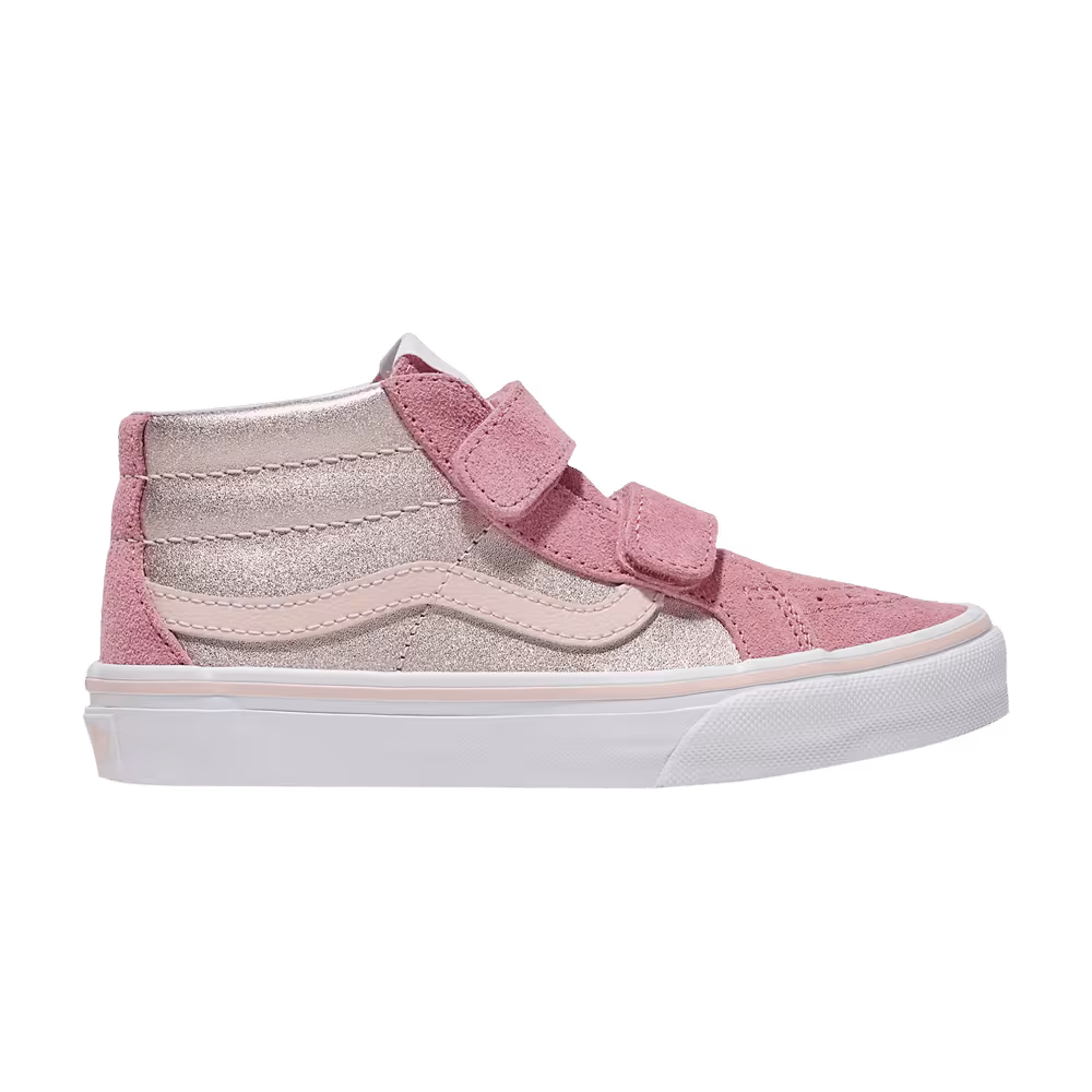 Vans Sk8-Mid V Kids Metallic Pink