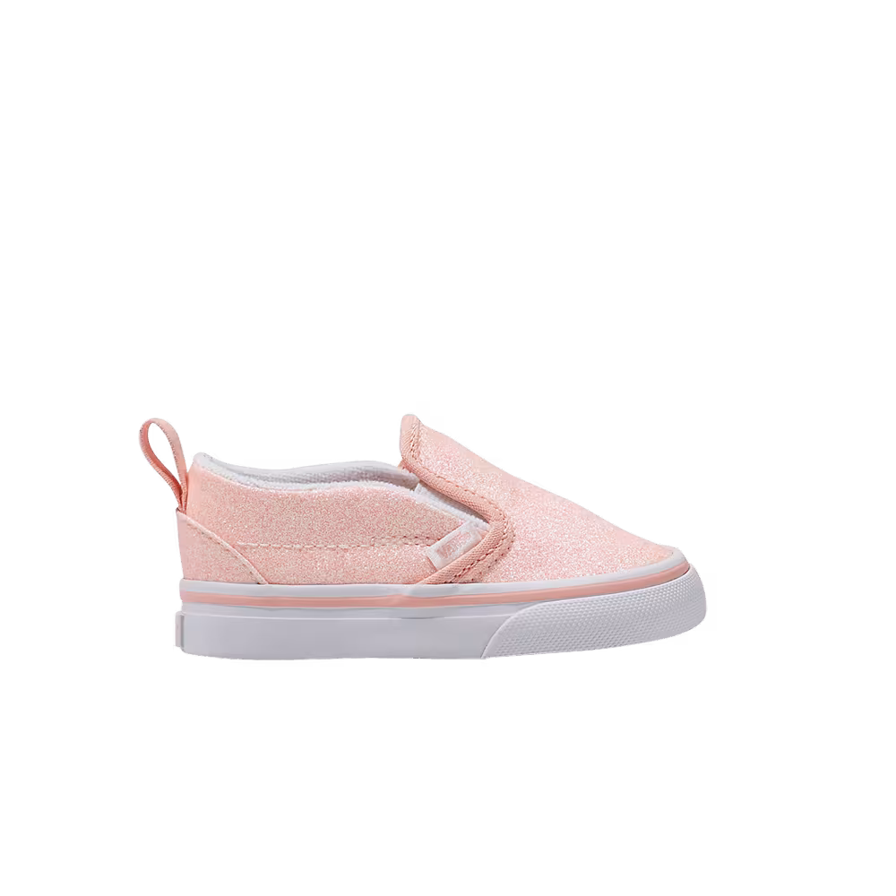 Vans Slip-On V Toddler Glitter - Apricot Nectar