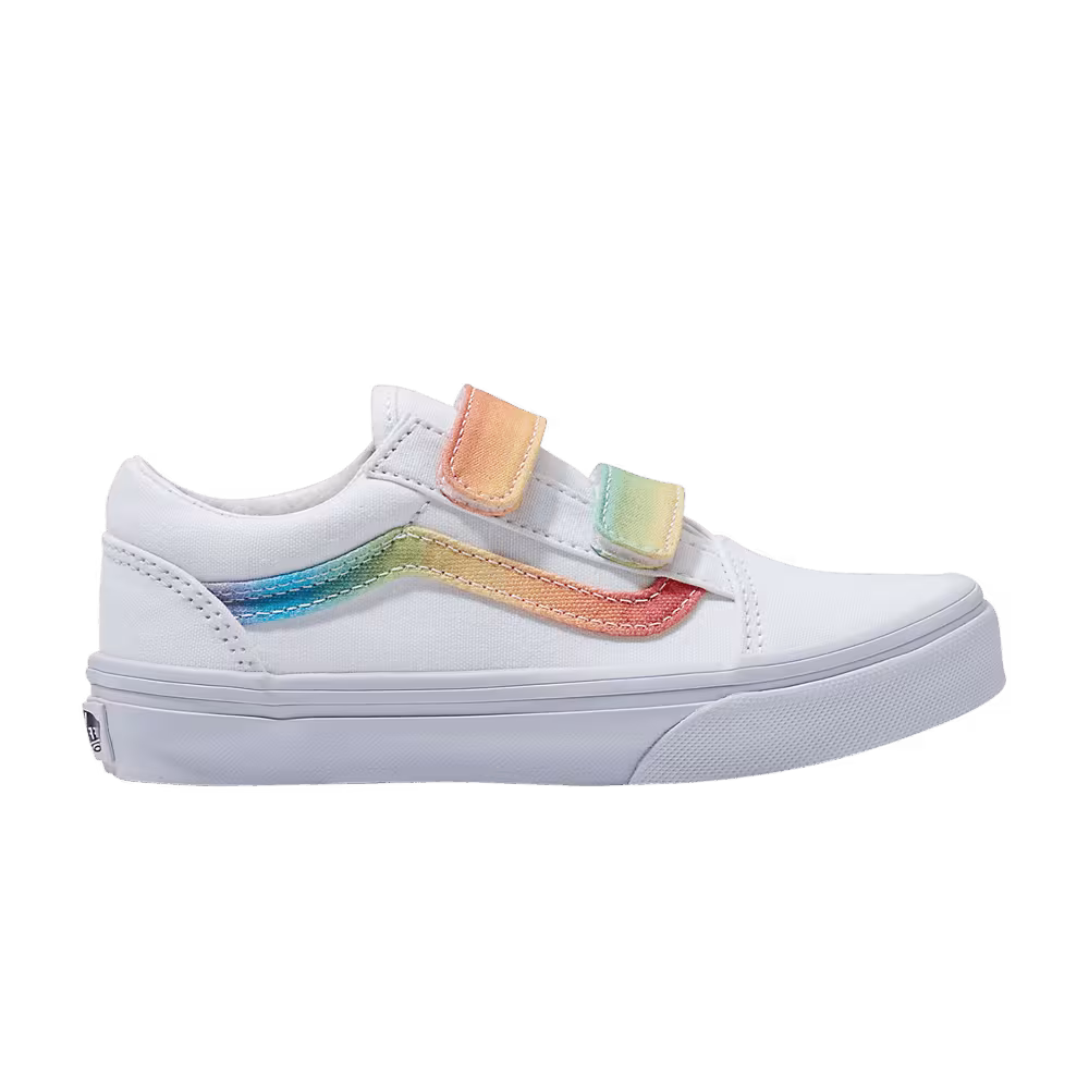 Vans Old Skool V Kids Rainbow Sidestripe