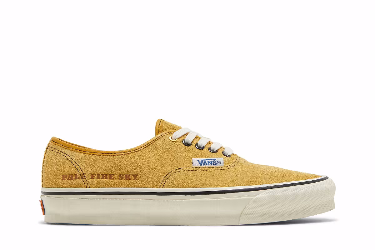 Julian Klincewicz x Vans Vault OG Authentic SP LX Pale Fire Sky - Gold Nugget, view 2