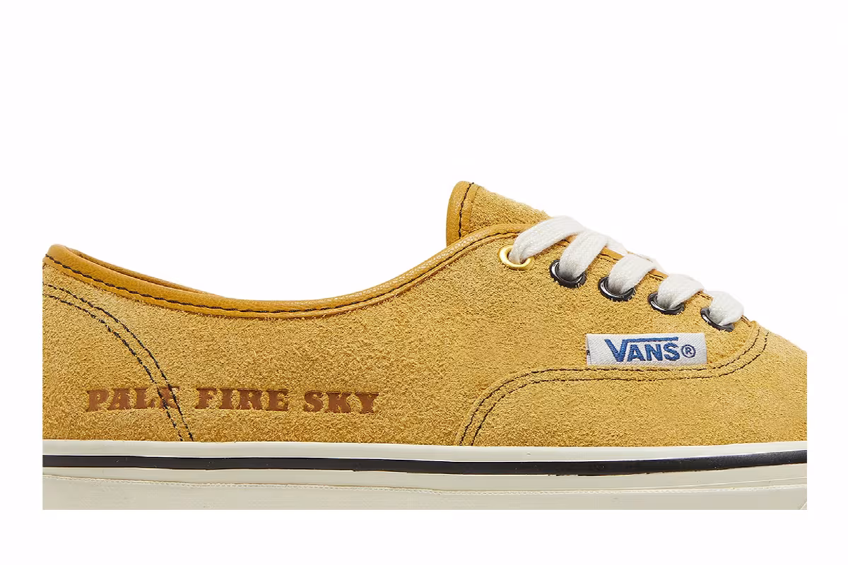 Julian Klincewicz x Vans Vault OG Authentic SP LX Pale Fire Sky - Gold Nugget, view 3