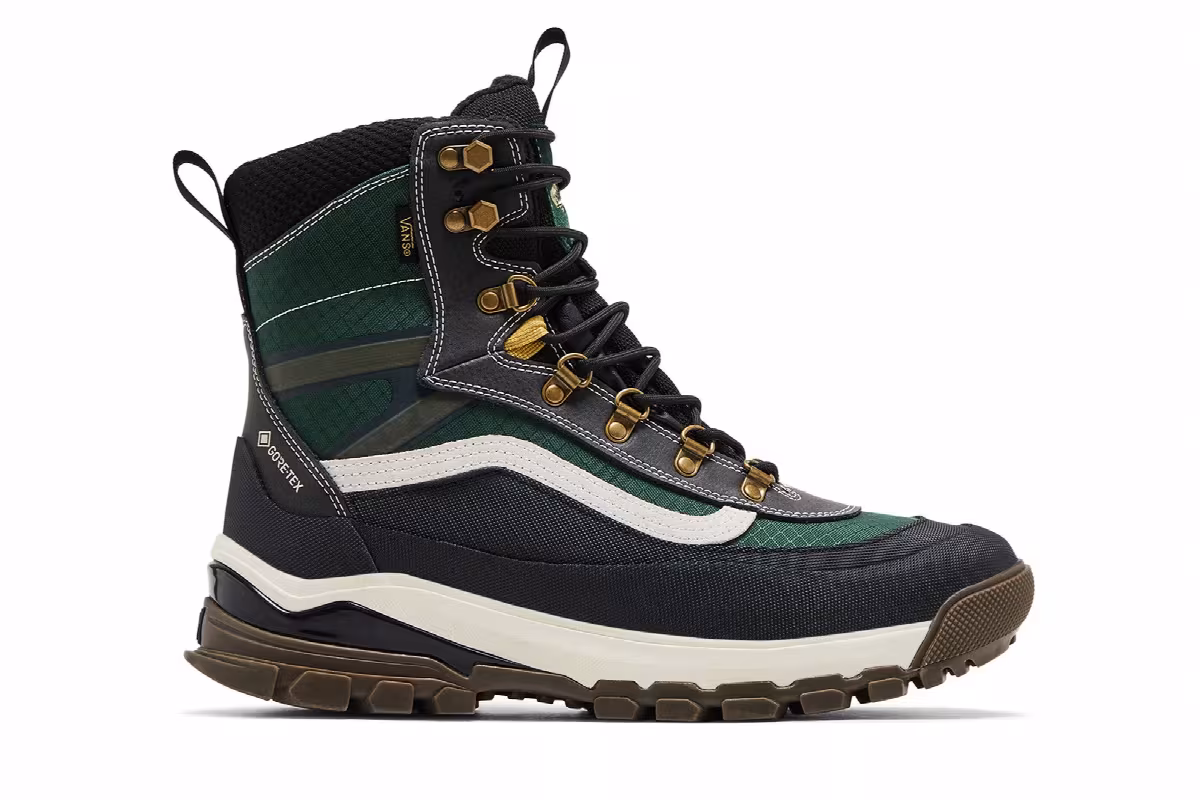 Arthur Longo x Vans Snow Kicker GORE-TEX MTE-3 Green Black, view 2