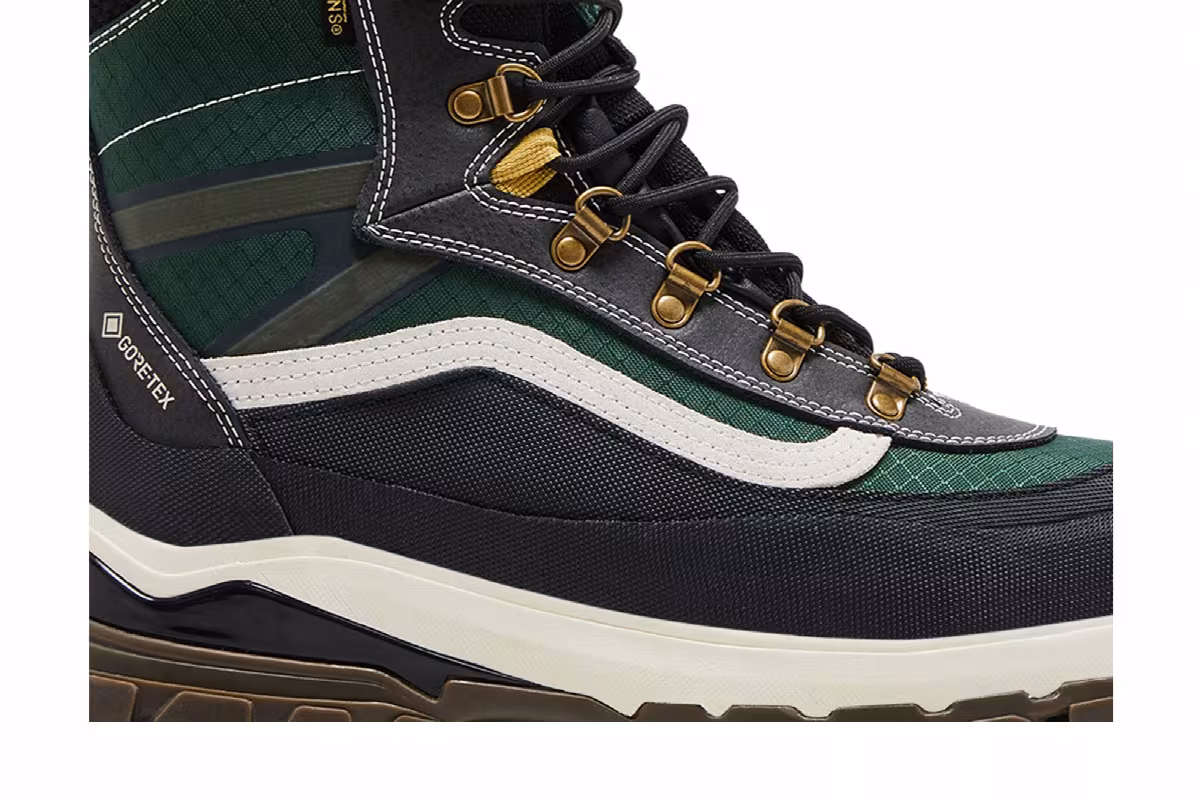 Arthur Longo x Vans Snow Kicker GORE-TEX MTE-3 Green Black, view 3