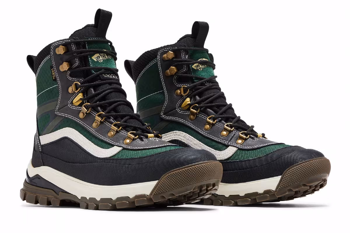 Arthur Longo x Vans Snow Kicker GORE-TEX MTE-3 Green Black, view 9