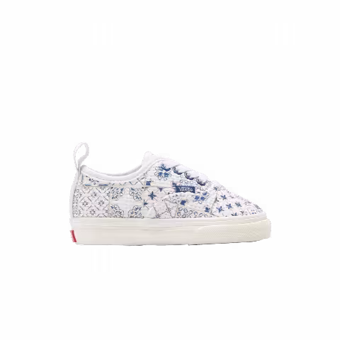 Kith x Vans Authentic Elastic Lace Toddler 'Azulejo Tile'