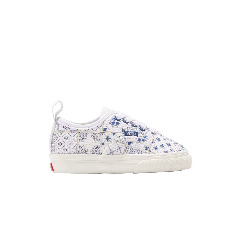 Kith x Vans Authentic Elastic Lace Toddler Azulejo Tile