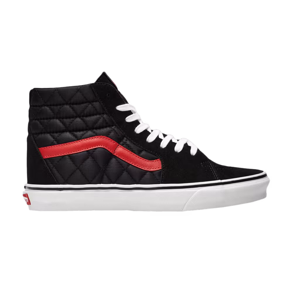 Vans Sk8-Hi Quilted - Black Red