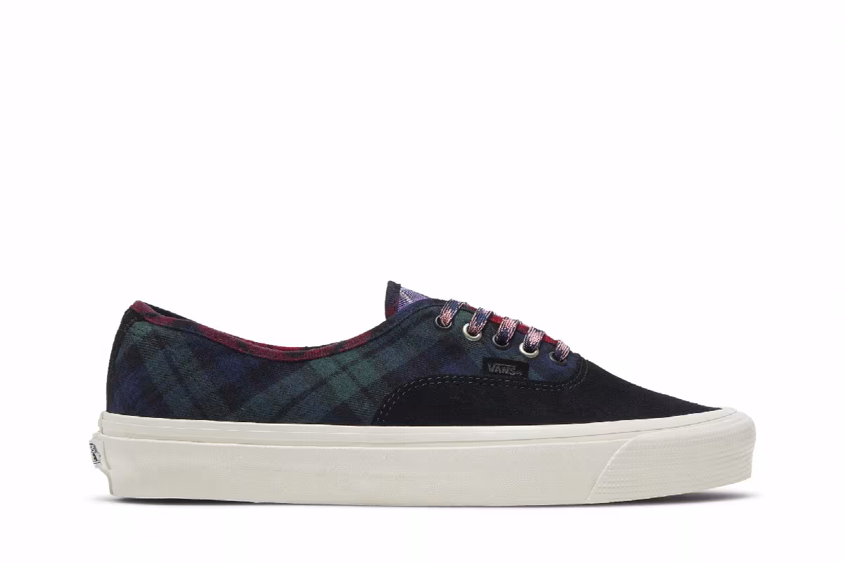 Vans Authentic 44 DX Anaheim Factory - Black Plaid Mix, view 2