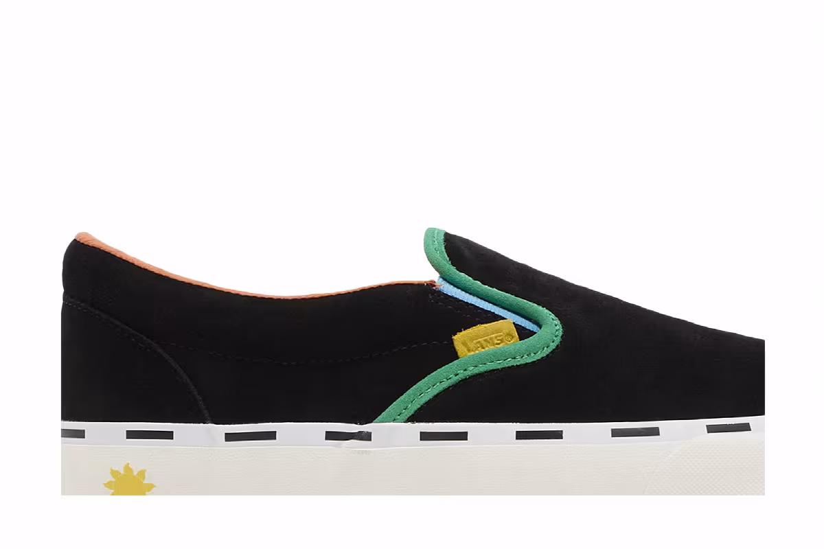 Vans Dobale x Classic Slip-On Vault LX Black Multi, view 3