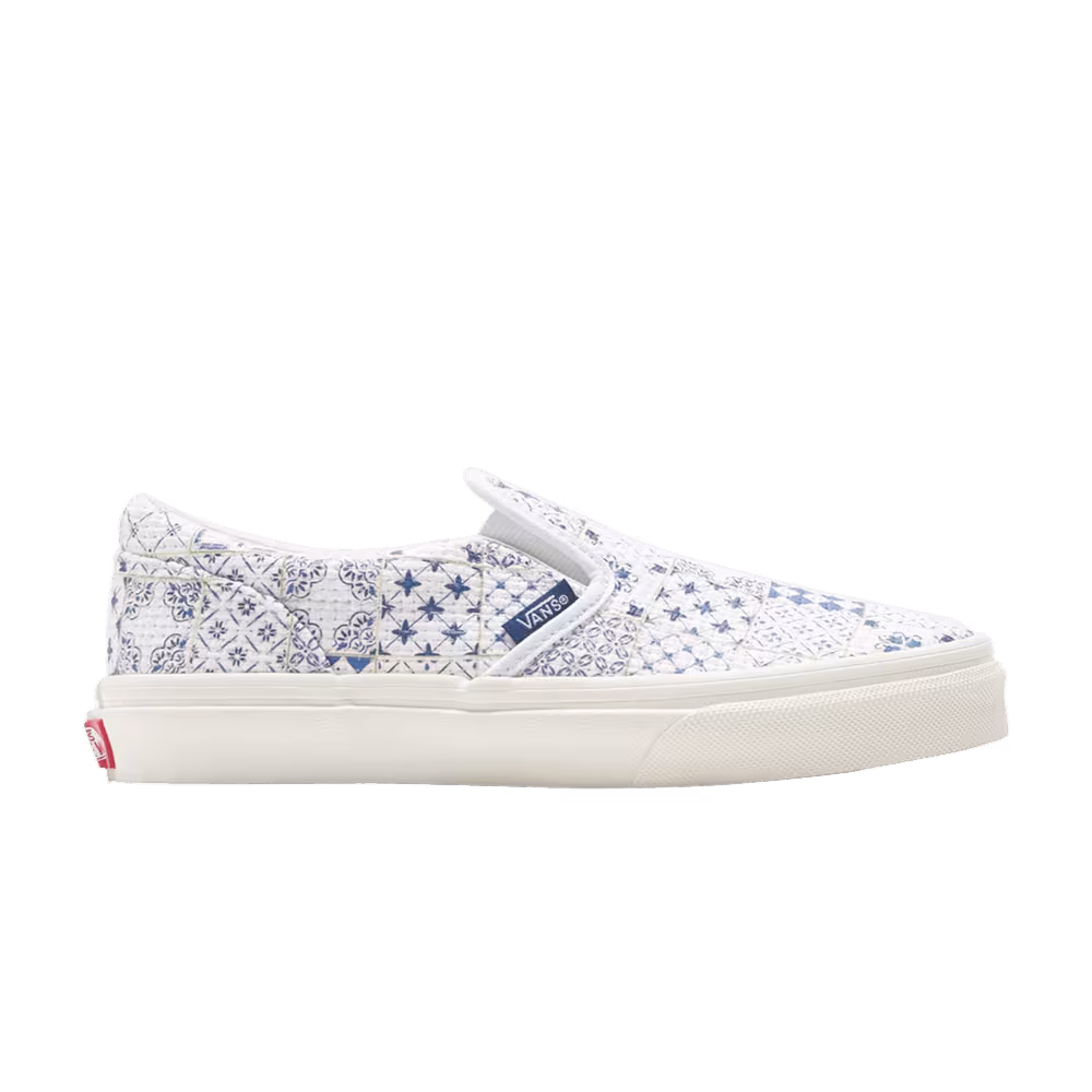 Kith x Vans OG Classic Slip-On LX Kids Azulejo Tile