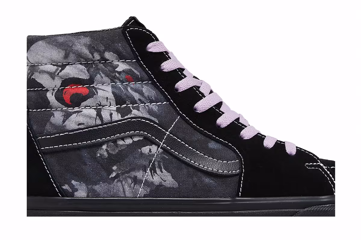 Vans Sk8-Hi Midnight Shift Black Skull, view 3
