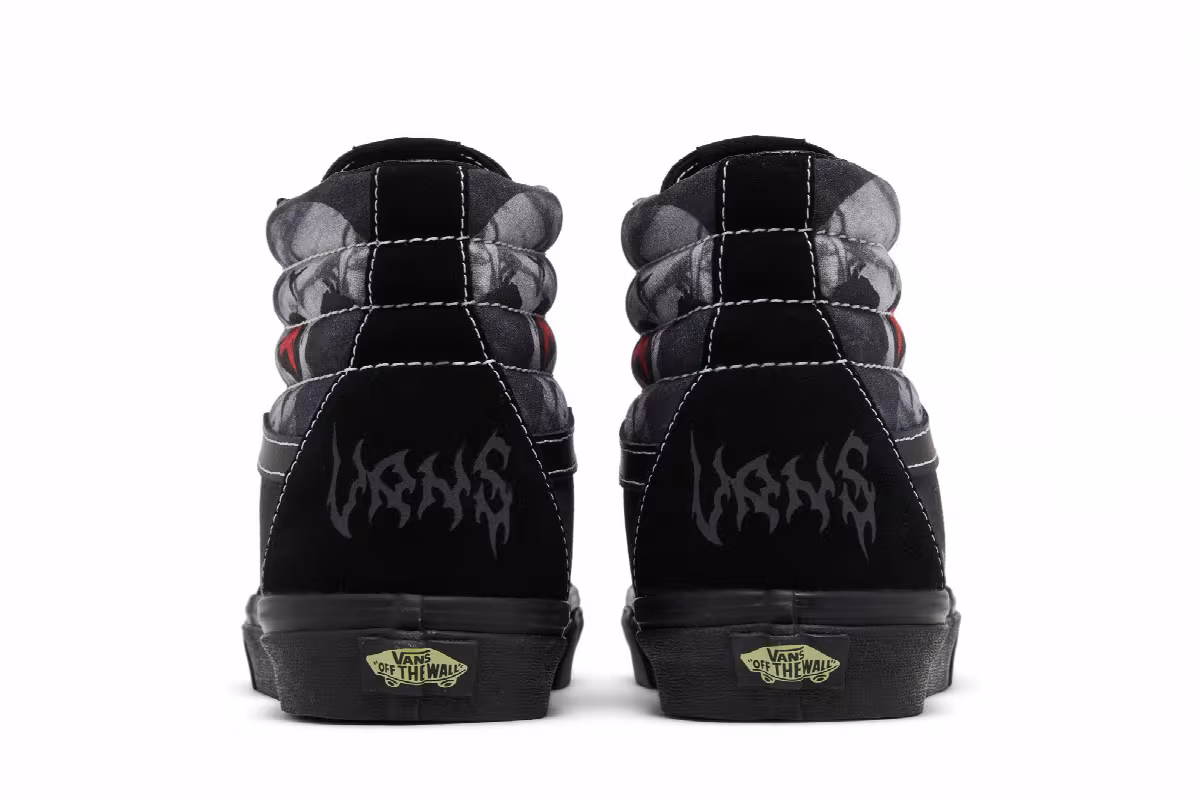 Vans Sk8-Hi Midnight Shift Black Skull, view 7