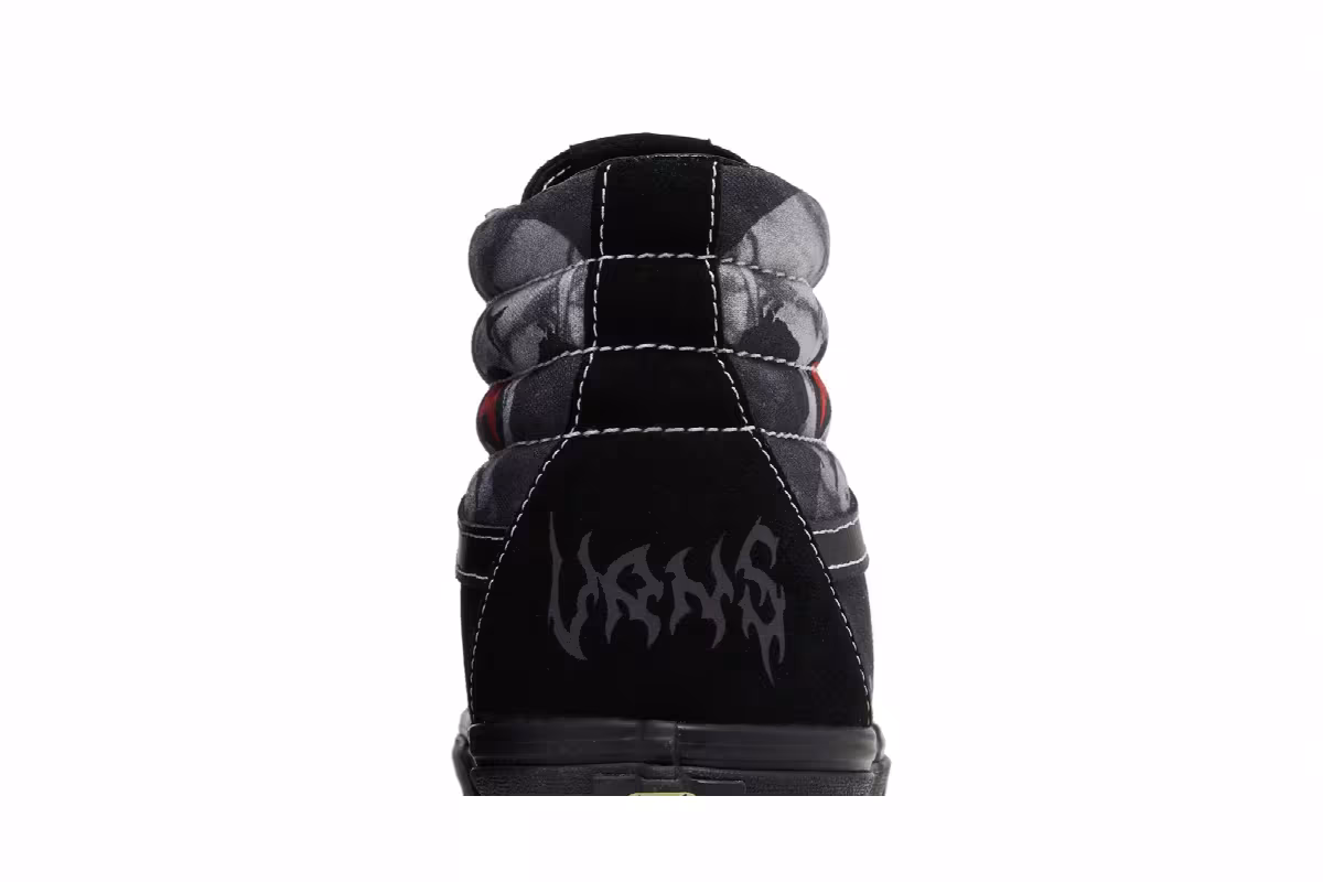 Vans Sk8-Hi Midnight Shift Black Skull, view 8