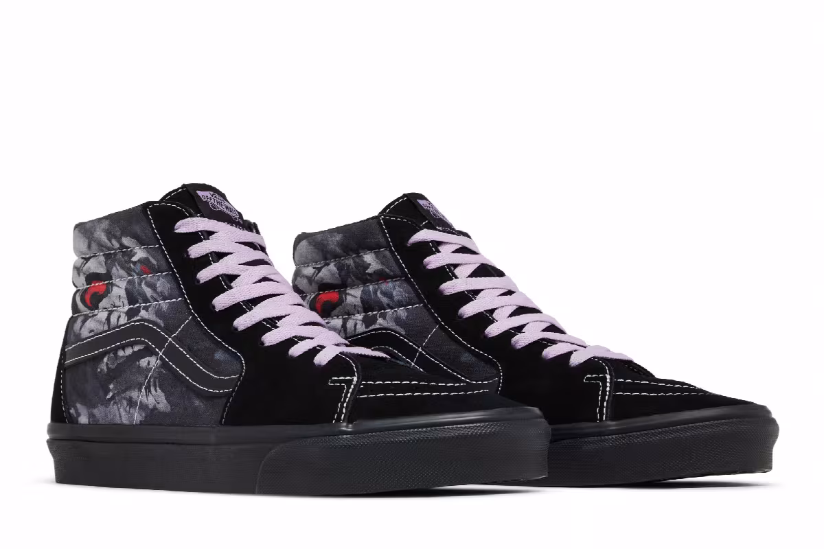 Vans Sk8-Hi Midnight Shift Black Skull, view 9