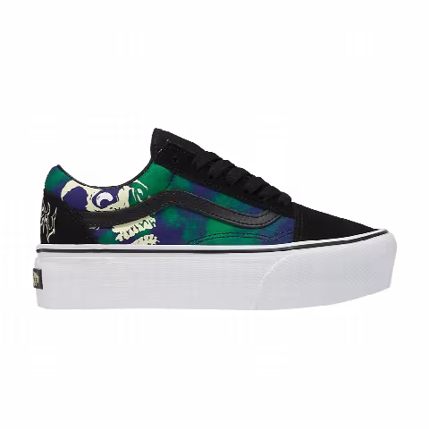 Vans Old Skool Stackform 'Glow-In-The-Dark Skull Print'