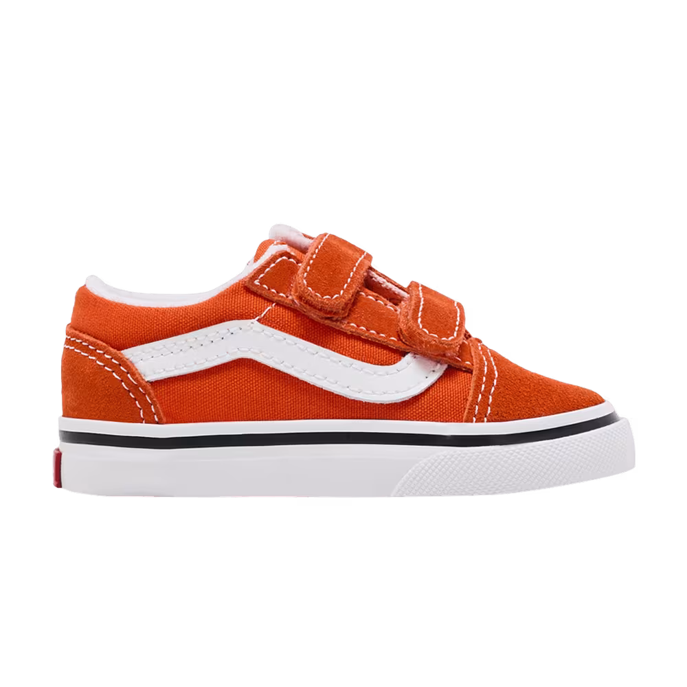 Vans Old Skool V Toddler Red Orange