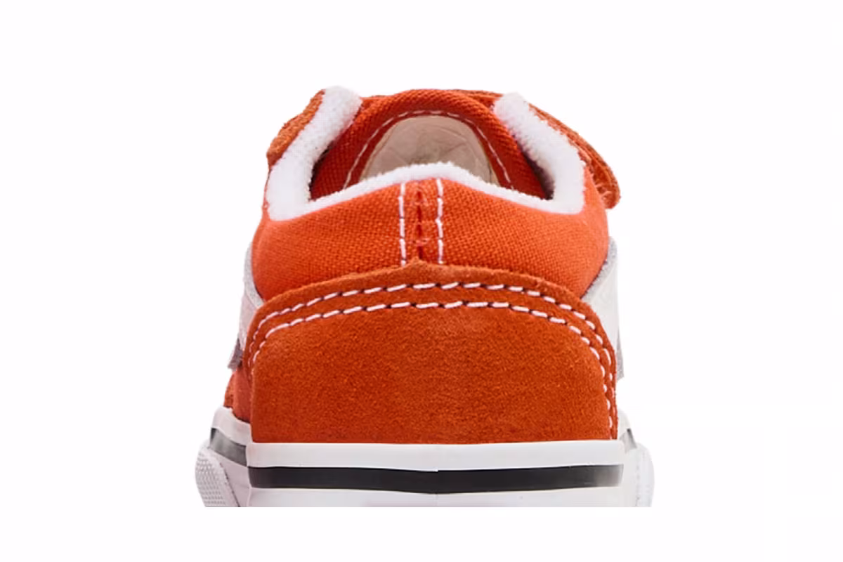 Vans Old Skool V Toddler Red Orange, view 8