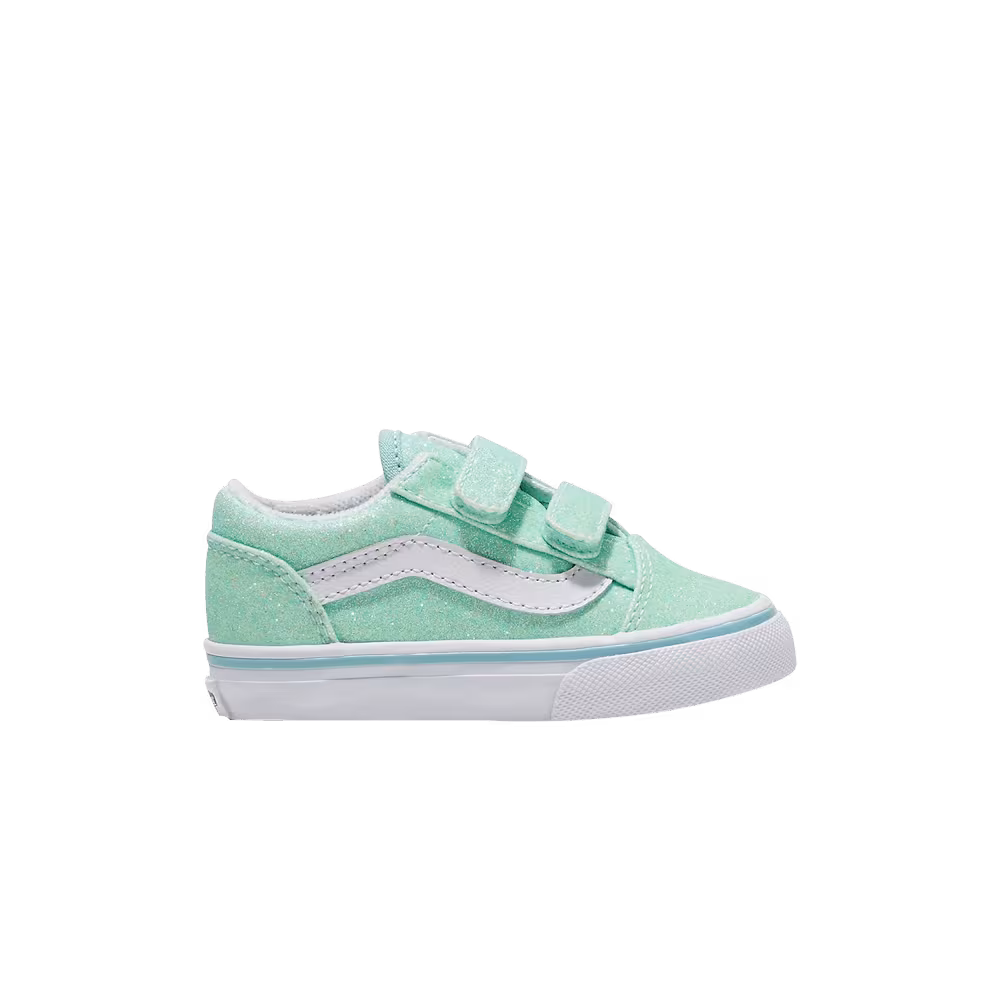 Vans Old Skool V Toddler Glitter - Pastel Blue