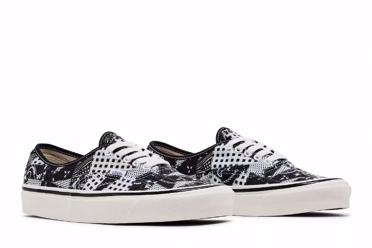 WP x Vans Authentic 44 DX Paisley Patchwork - Black, view 9