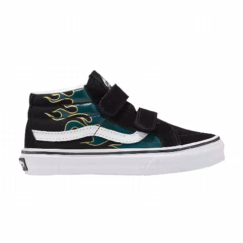 Vans Sk8-Mid Reissue V Kids 'Metallic Flame Black'