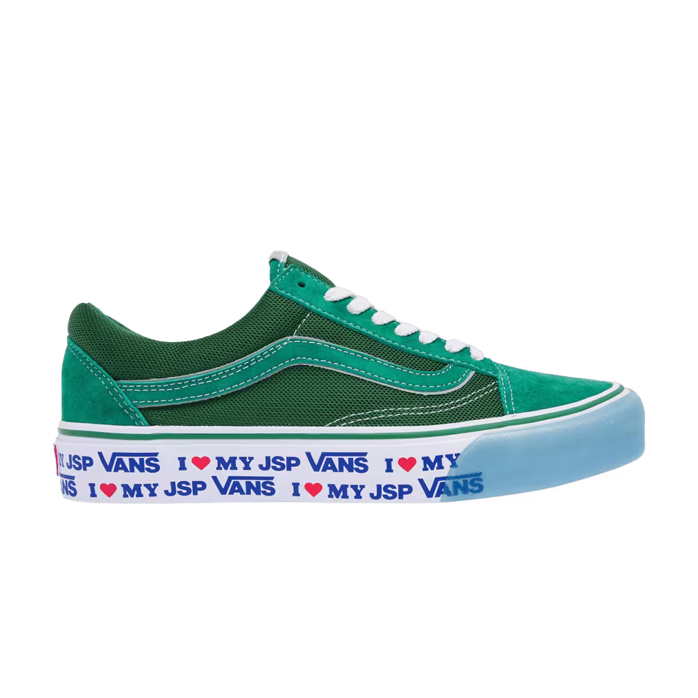 JSP x Old Skool VLT LX I Love My JSP Vans - Green