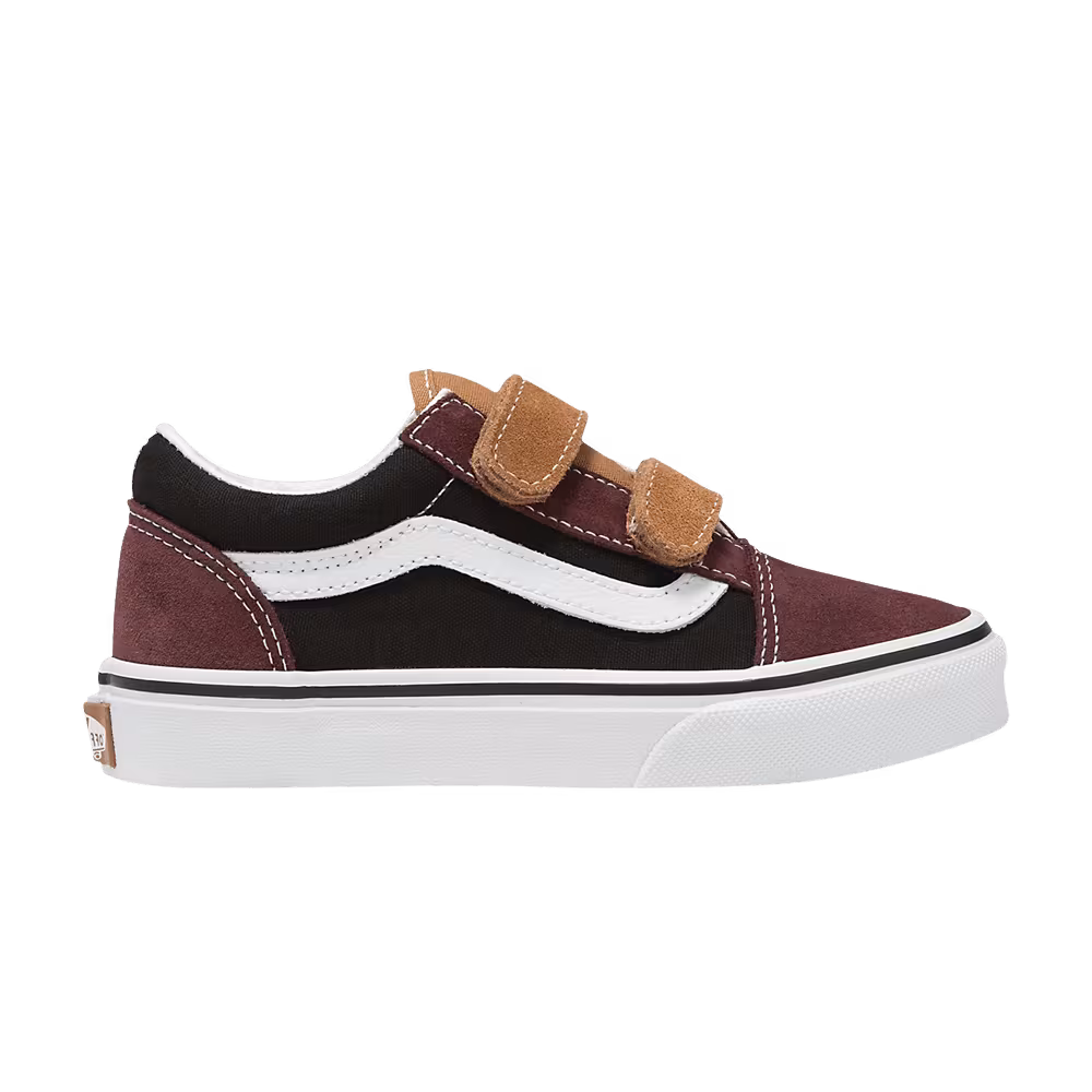 Vans Slip-On V Kids Color Block - Black Brown