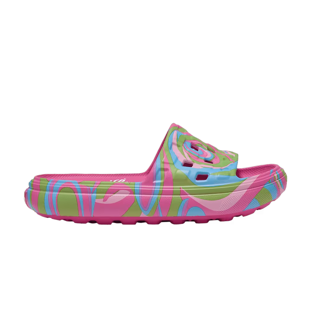 Vans Barbie x Slide-On VR3Cush Swirl Print