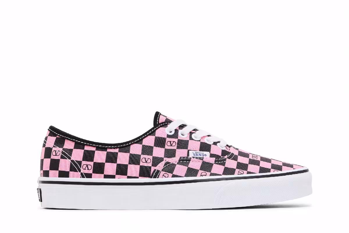 Valentino Garavani x Vans Authentic Checkerboard Pink, view 2