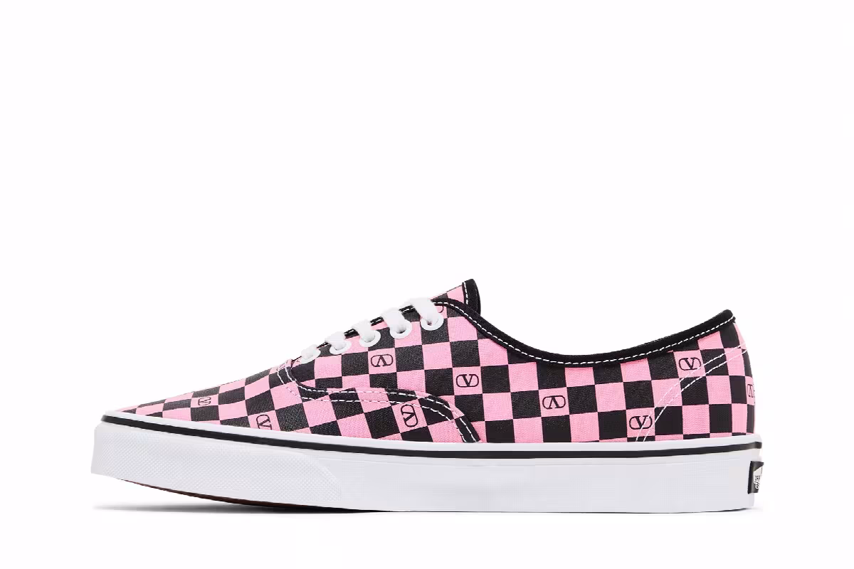 Valentino Garavani x Vans Authentic Checkerboard Pink, view 4