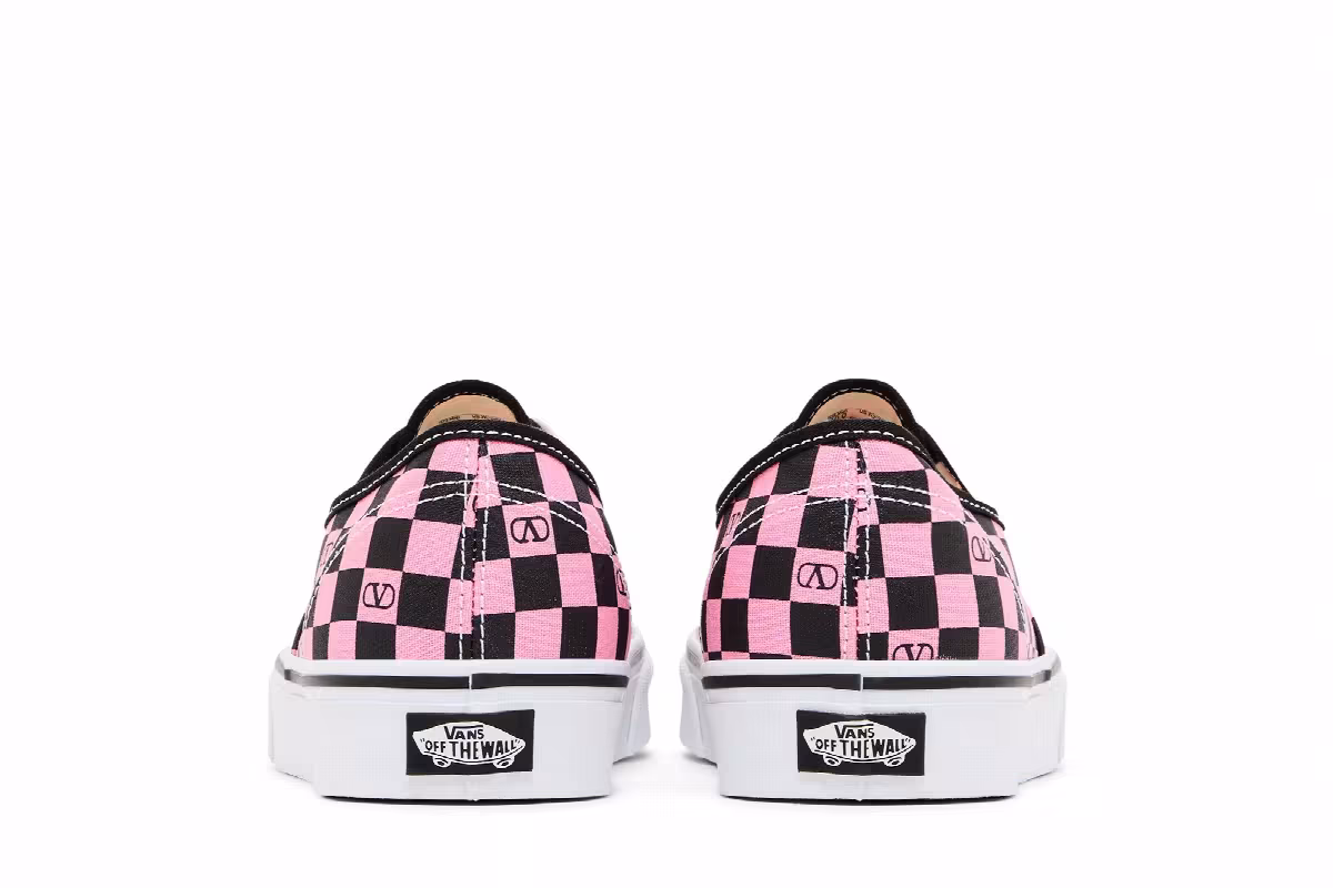 Valentino Garavani x Vans Authentic Checkerboard Pink, view 7