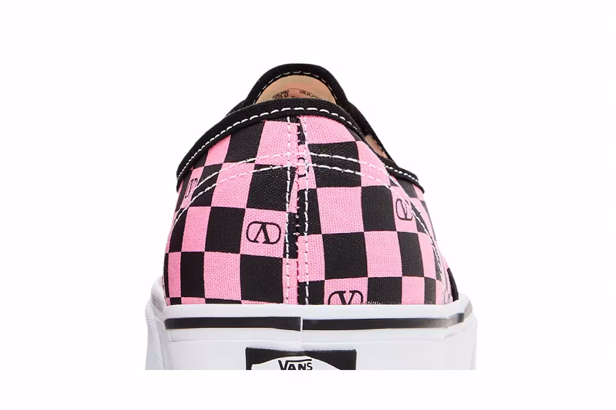 Valentino Garavani x Vans Authentic Checkerboard Pink, view 8