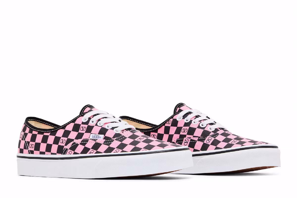 Valentino Garavani x Vans Authentic Checkerboard Pink, view 9