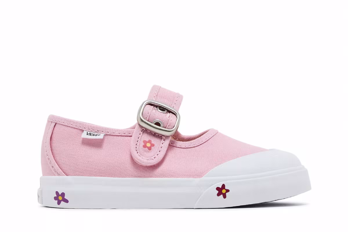 Vans Mary Jane Toddler Pink Flower, view 2