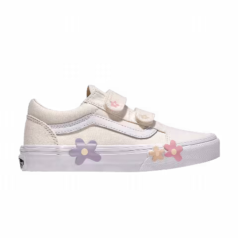 Vans Old Skool V Kids 'Cream Flower'