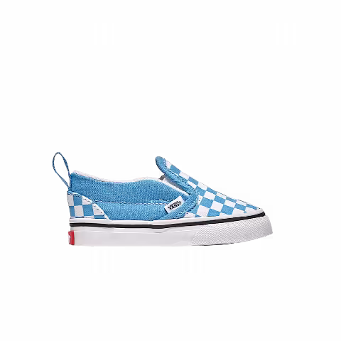 Vans Classic Slip-On V Toddler 'Checkerboard - Heritage Blue'