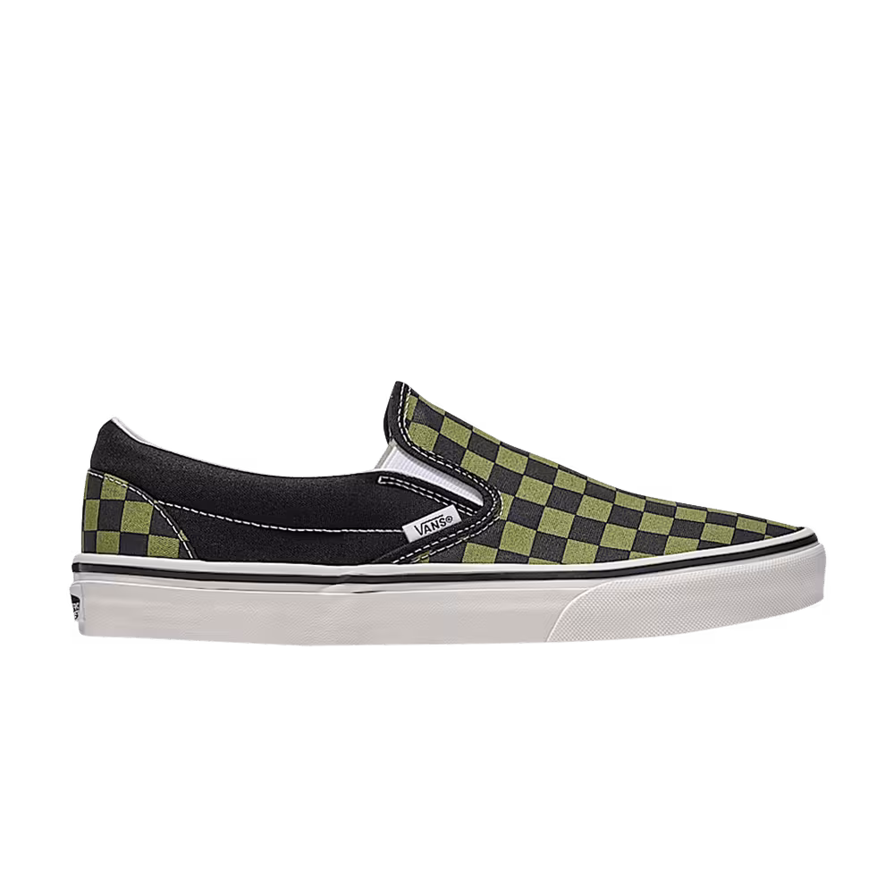 Vans Classic Slip-On Checkerboard - Loden Green