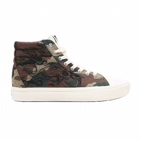 Vans ComfyCush Sk8-Hi 'Flame Embroidery - Camo'