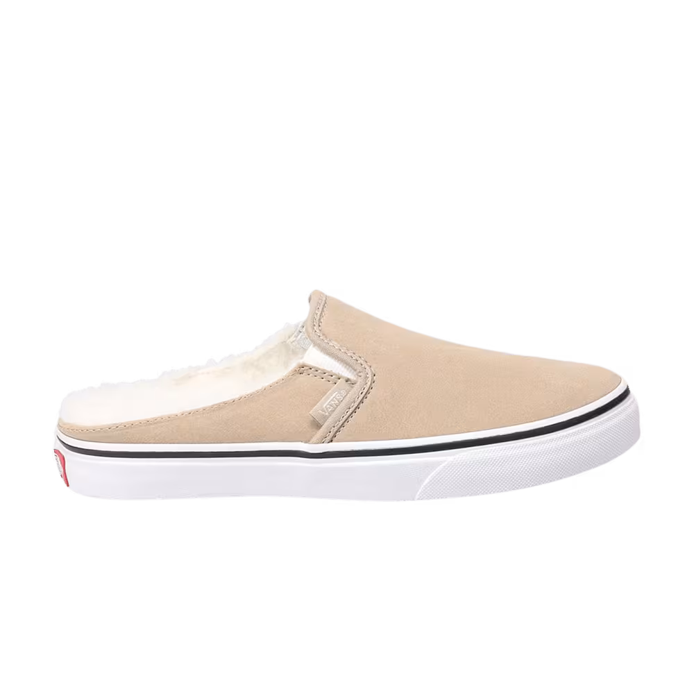 Vans Women's Asher Mule Suede Sherpa Brown
