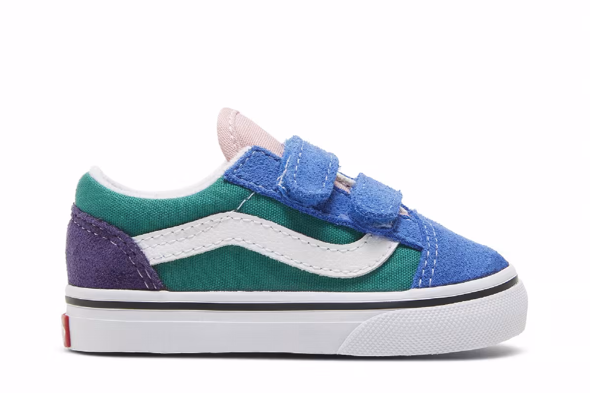 Vans Old Skool V Toddler Retro Court - Multi, view 2