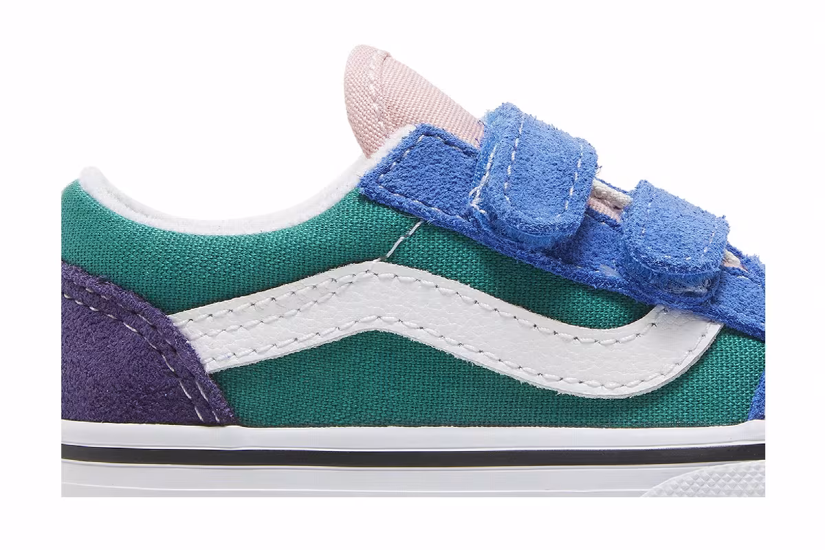 Vans Old Skool V Toddler Retro Court - Multi, view 3