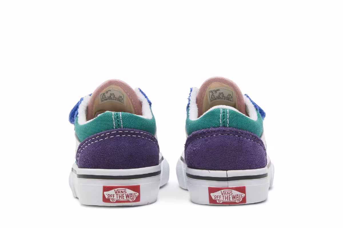 Vans Old Skool V Toddler Retro Court - Multi, view 7