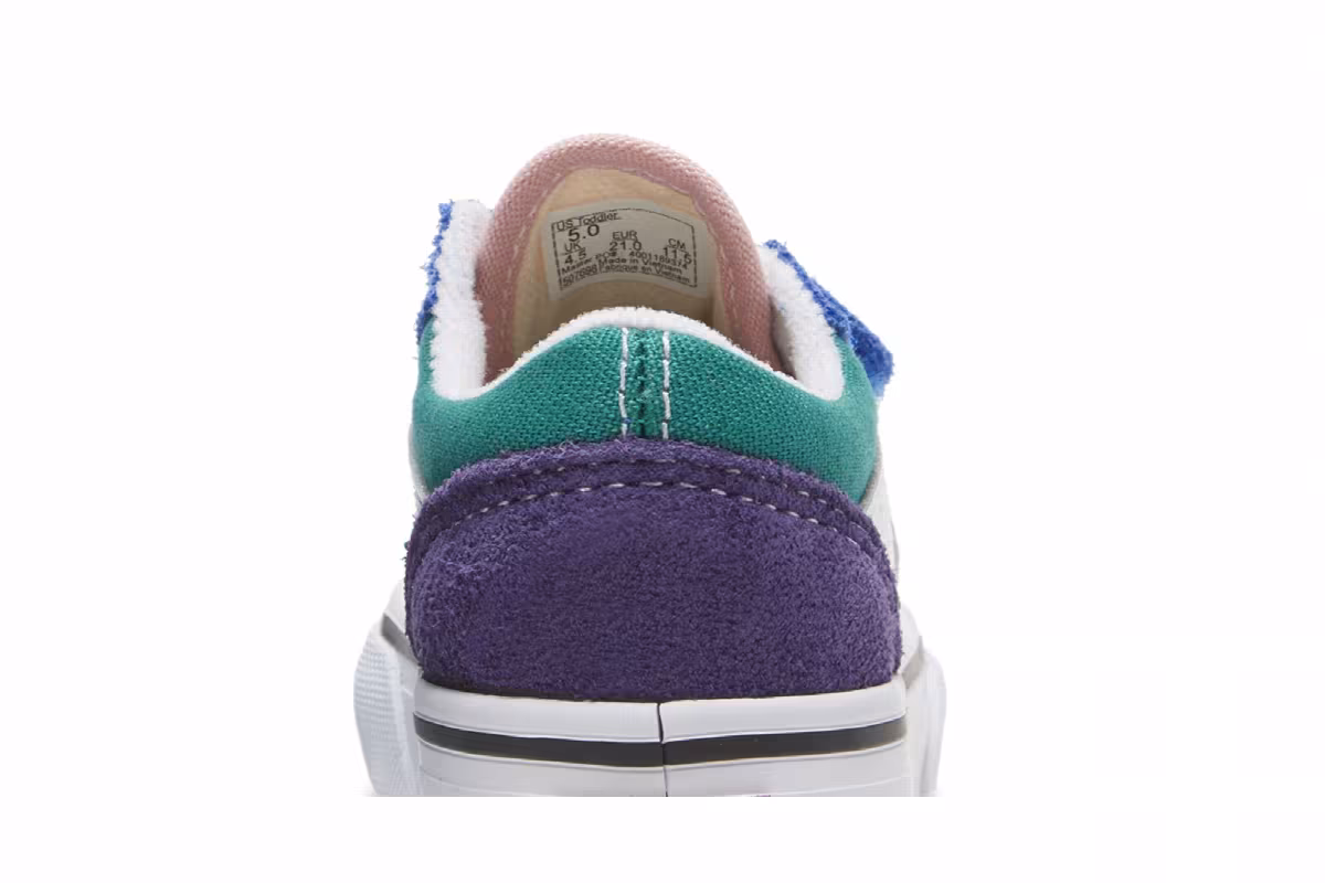 Vans Old Skool V Toddler Retro Court - Multi, view 8