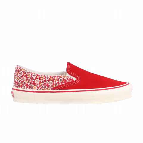 Vans OG Classic Slip-On LX 'Micro Daisy - Racing Red'
