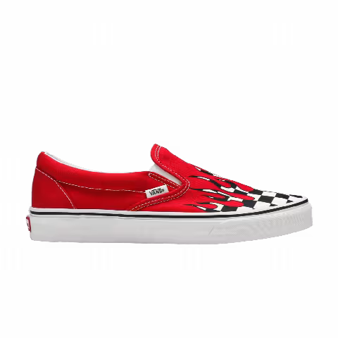 Vans Slip-On 'Checker Flame'